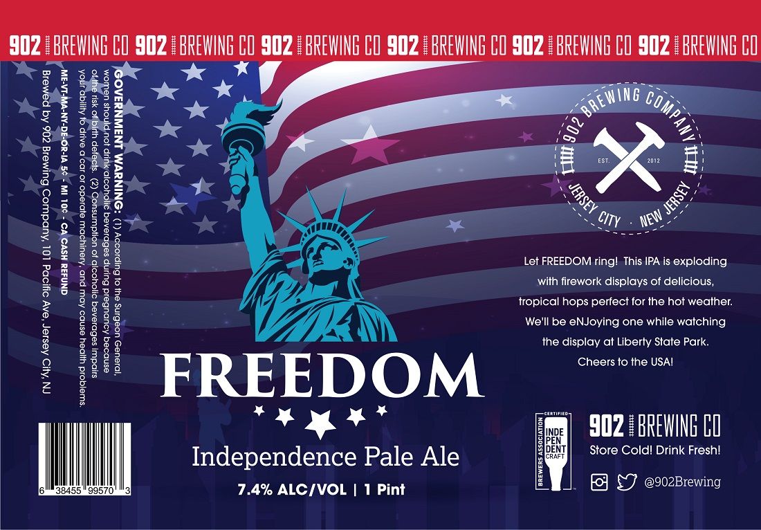Freedom — full label as filed with TTB