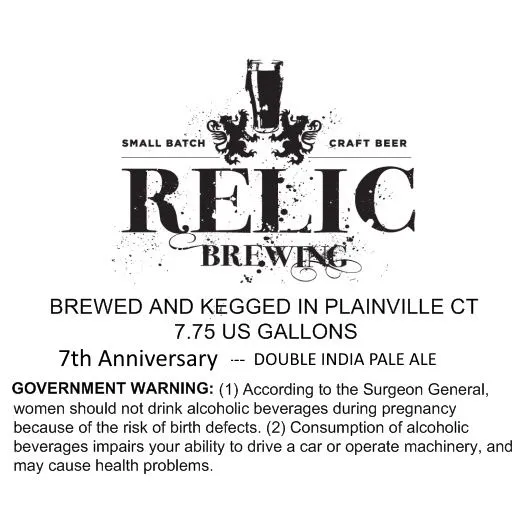 7th Anniversary label