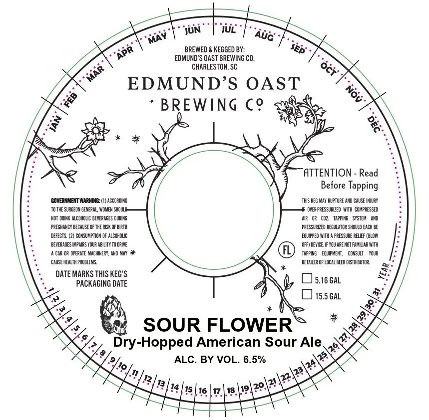 Sour Flower label
