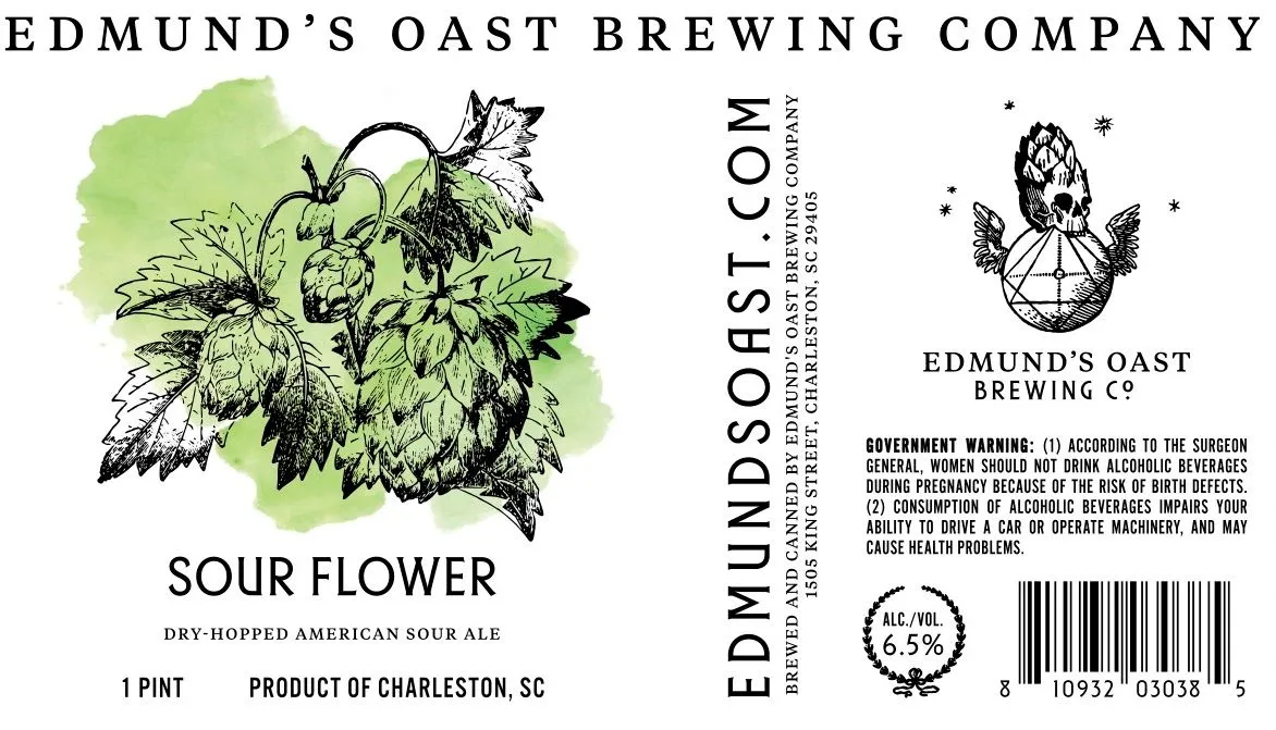 Sour Flower label