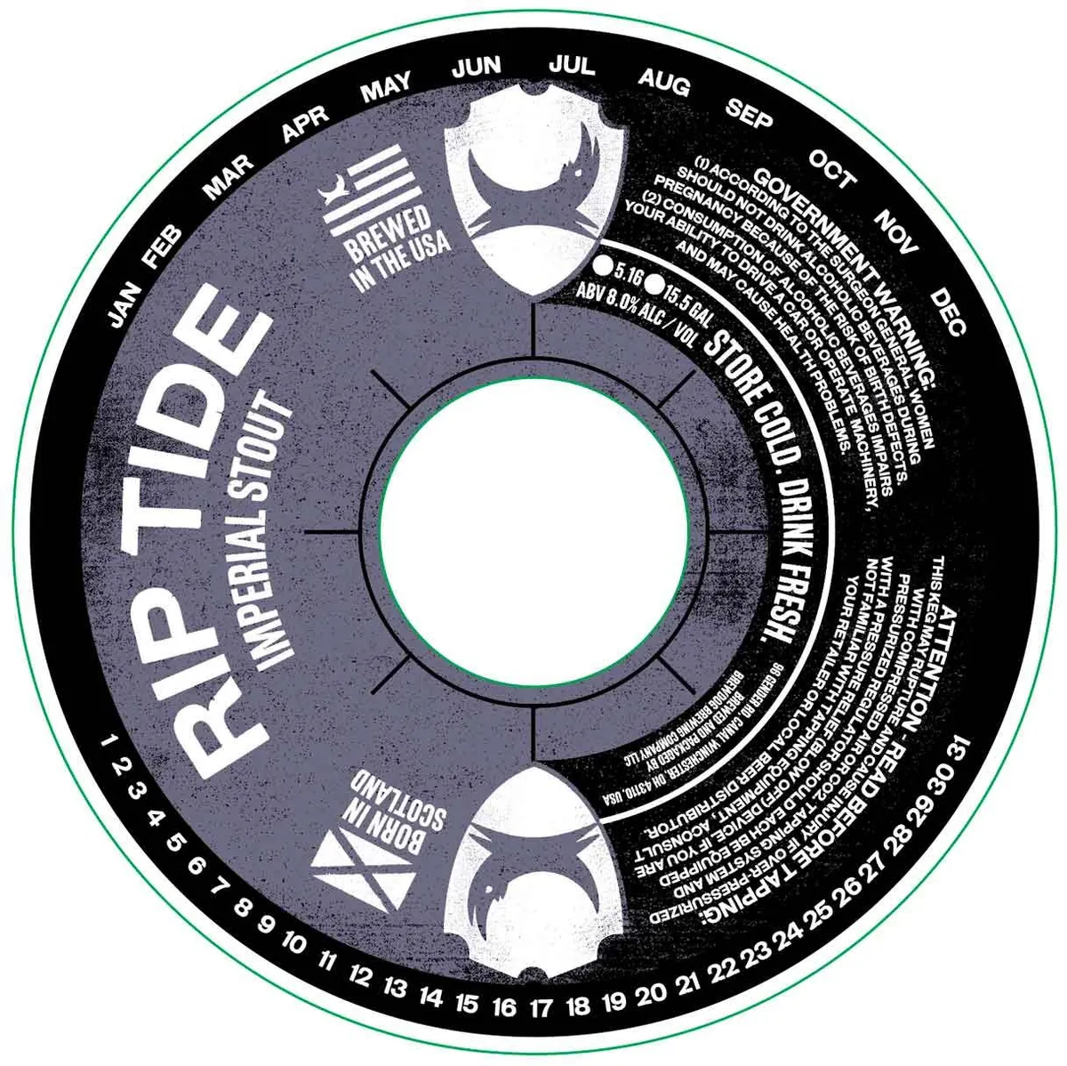 Rip Tide label