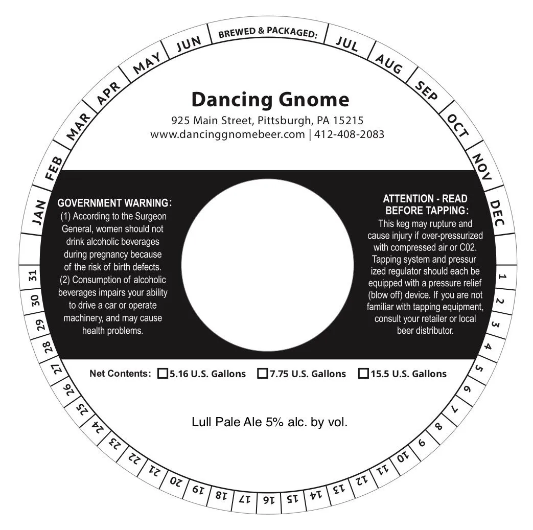 Lull Pale Ale label