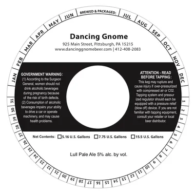 Lull Pale Ale label