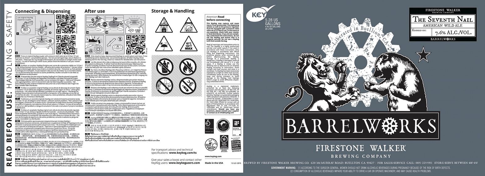 The Seventh Nail — full label as filed with TTB