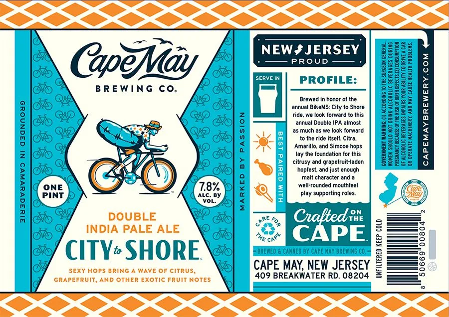 City to Shore label art — CITY TO SHORE