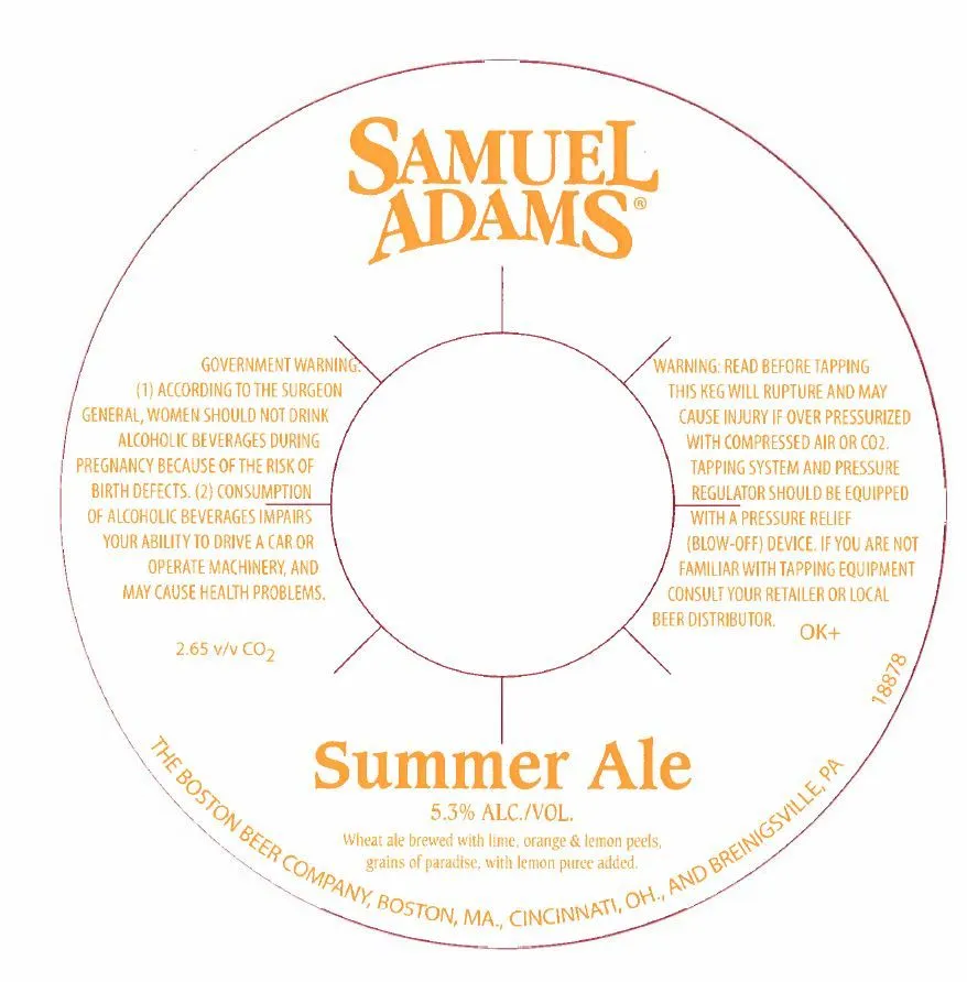 Summer Ale label