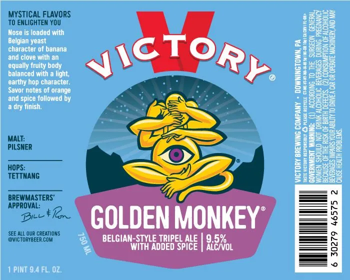 Golden Monkey label