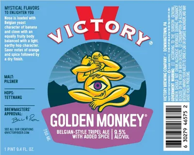 Golden Monkey label