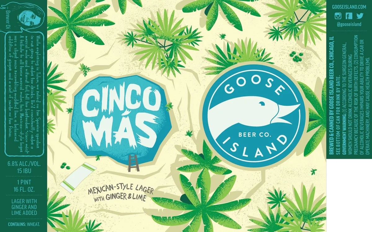Cinco Mas label