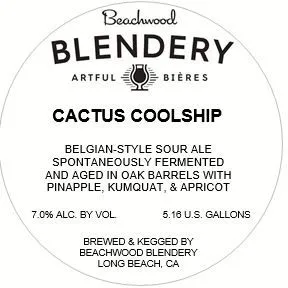 Cactus Coolship label