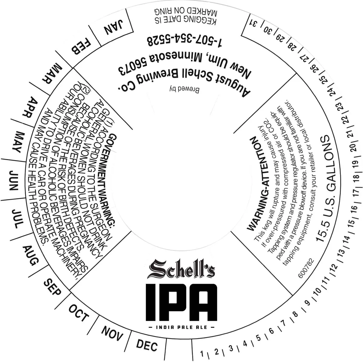 Schell's IPA label