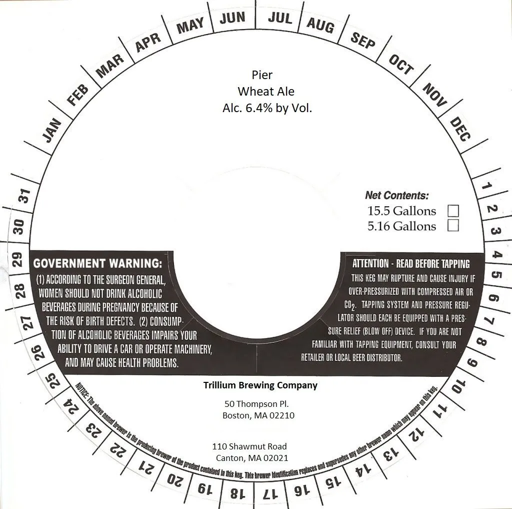 Pier label