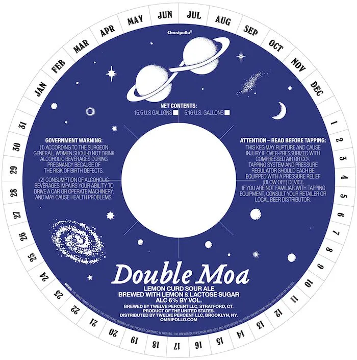 Double Moa label