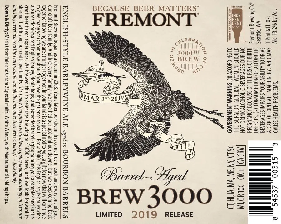 Brew 3000 label