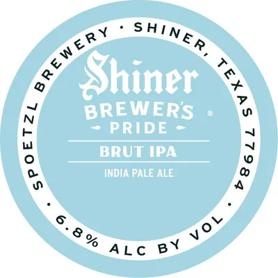 Brut IPA label