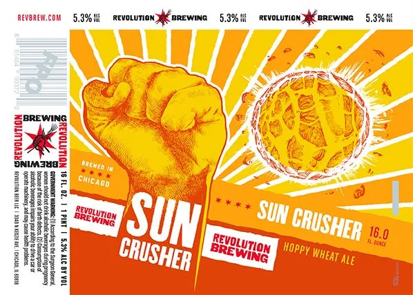 Sun Crusher label