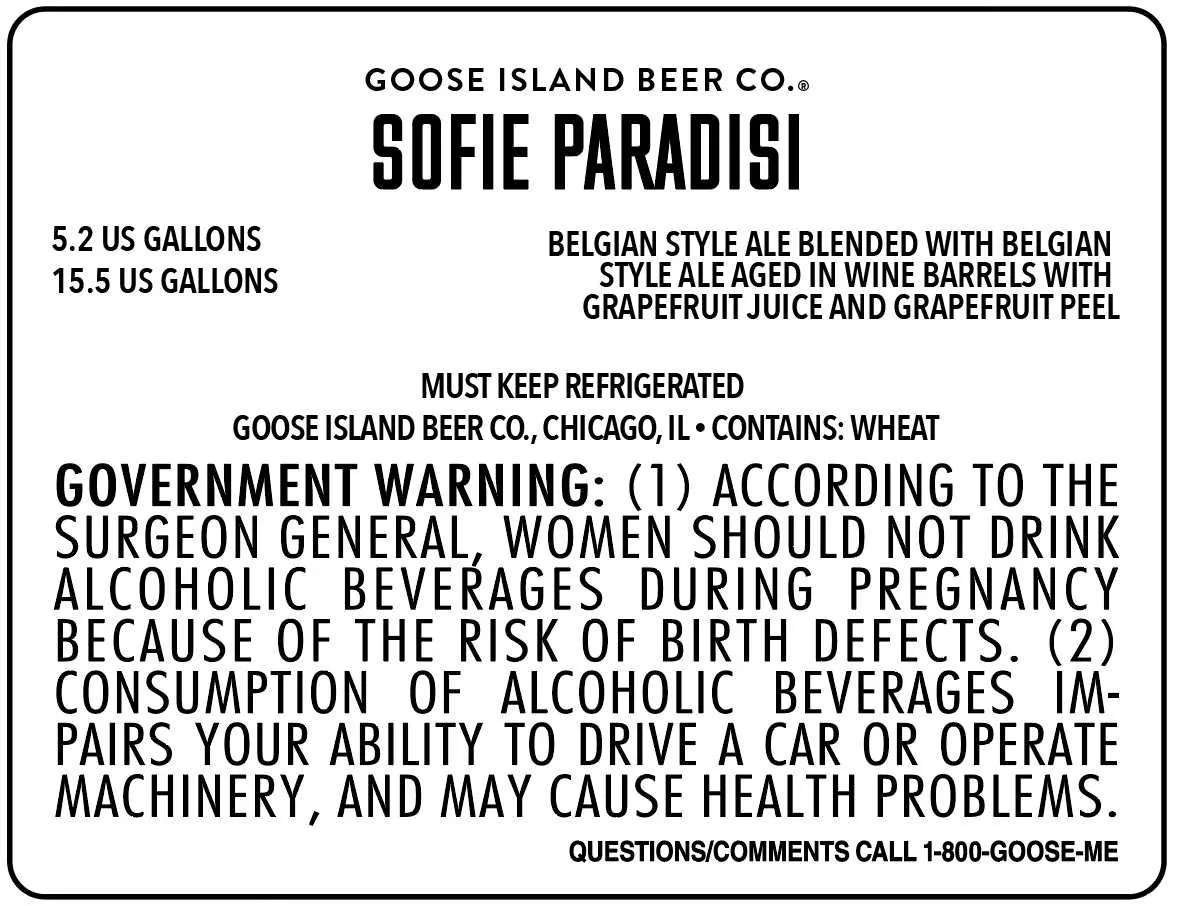 Sofie Paradisi label