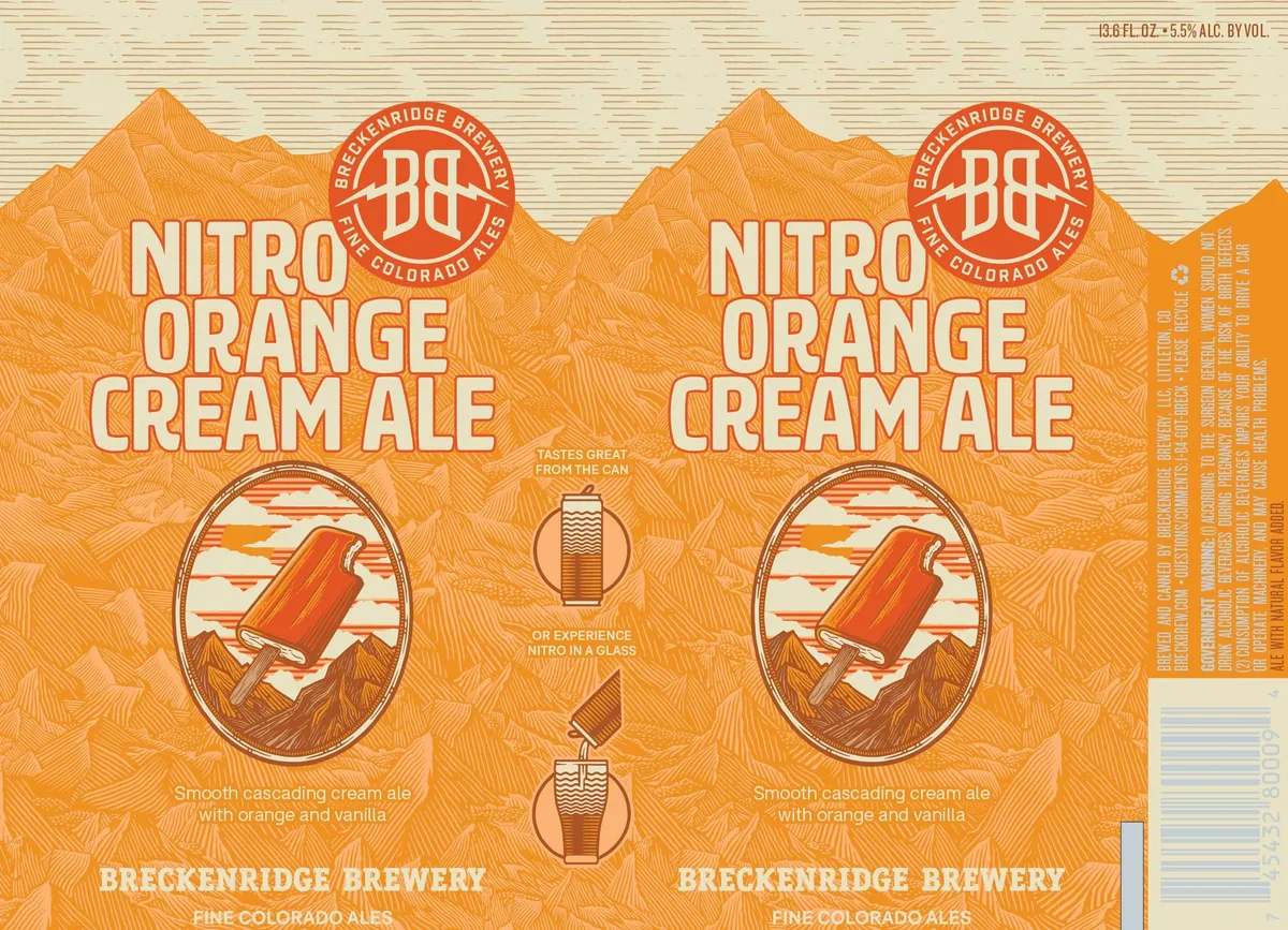 Nitro Orange Cream Ale label