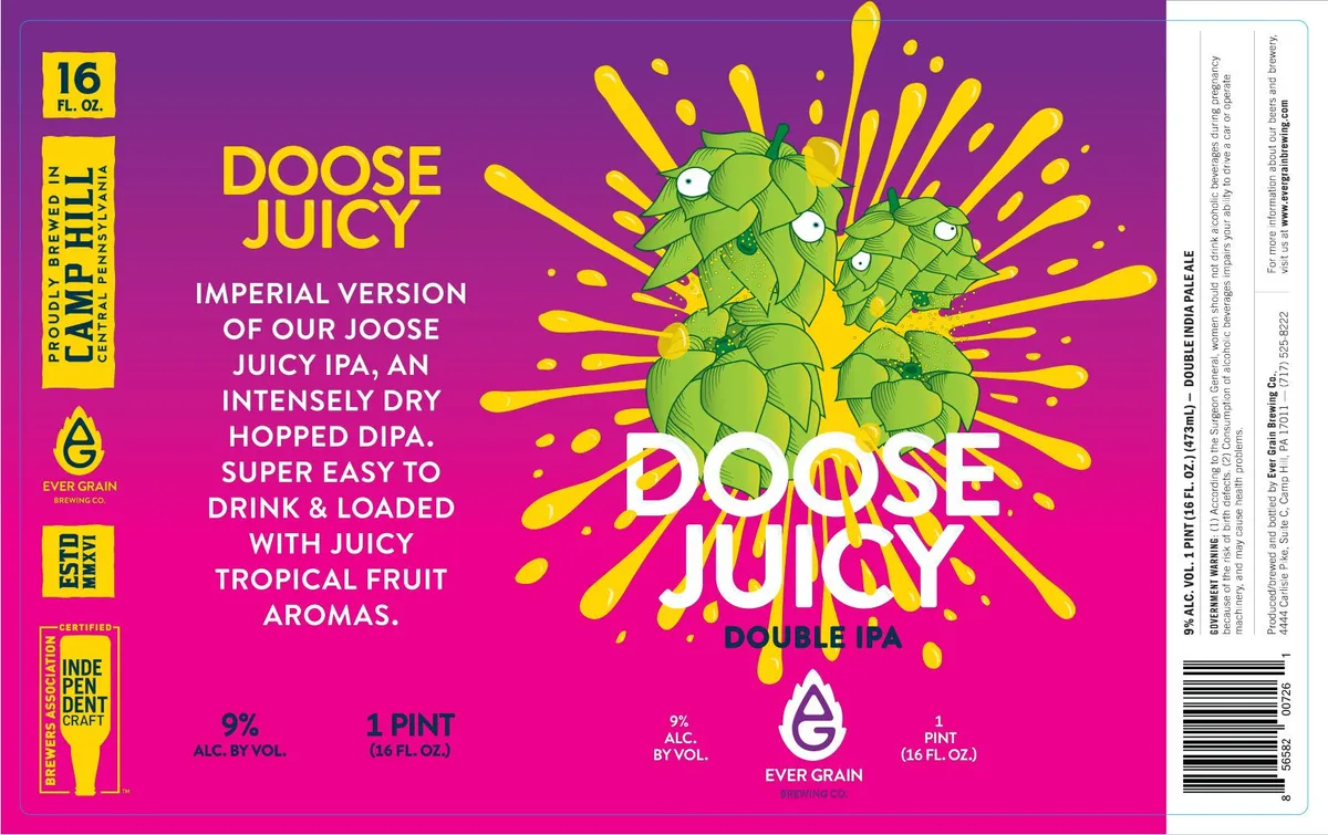 Doose Juicy label