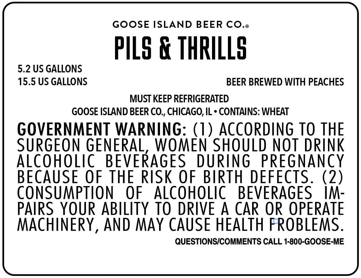 Pils & Thrills label
