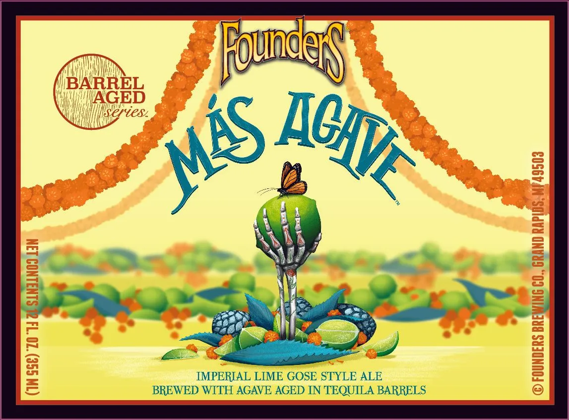 Mas Agave label