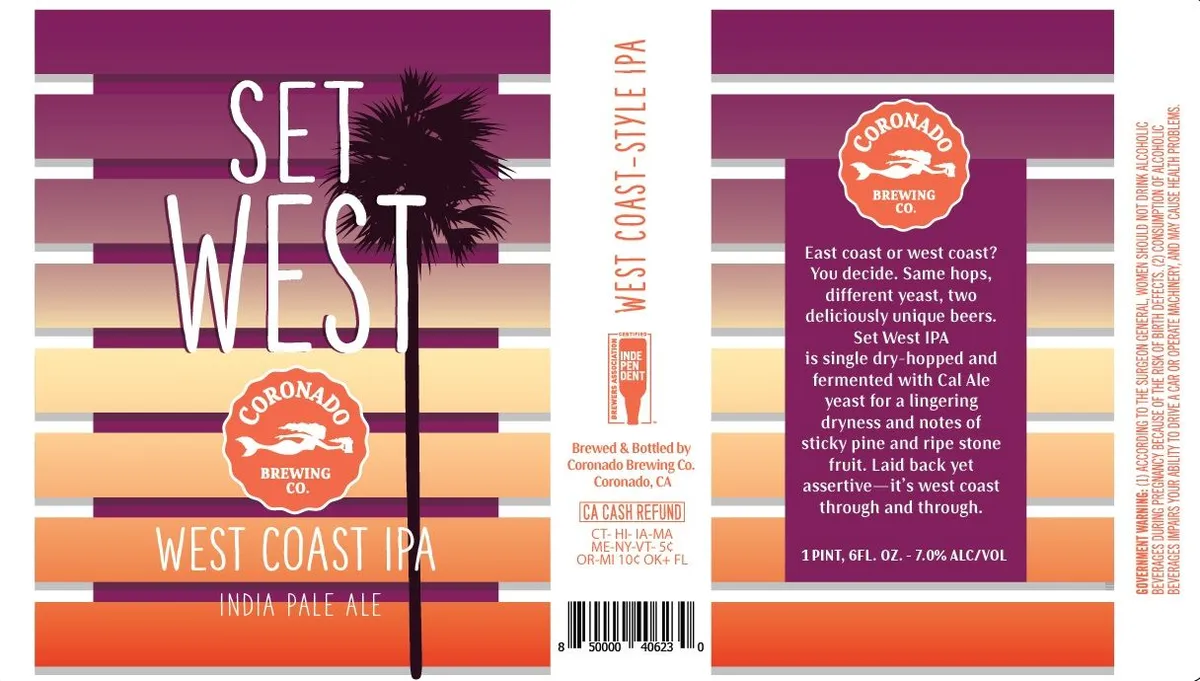 Set West label