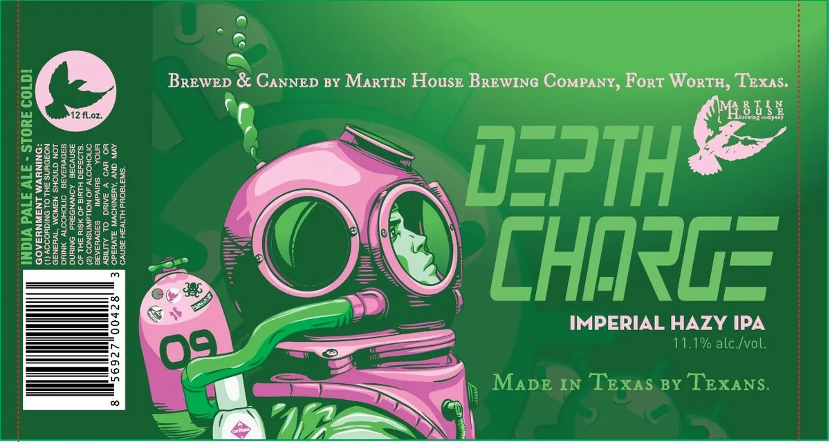 Depth Charge label