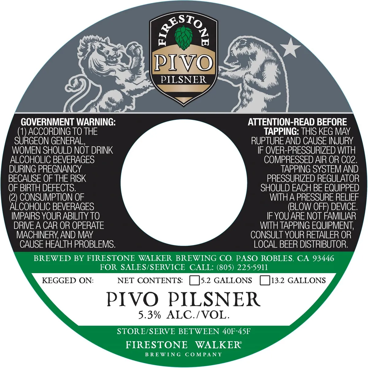 Pivo Pilsner label
