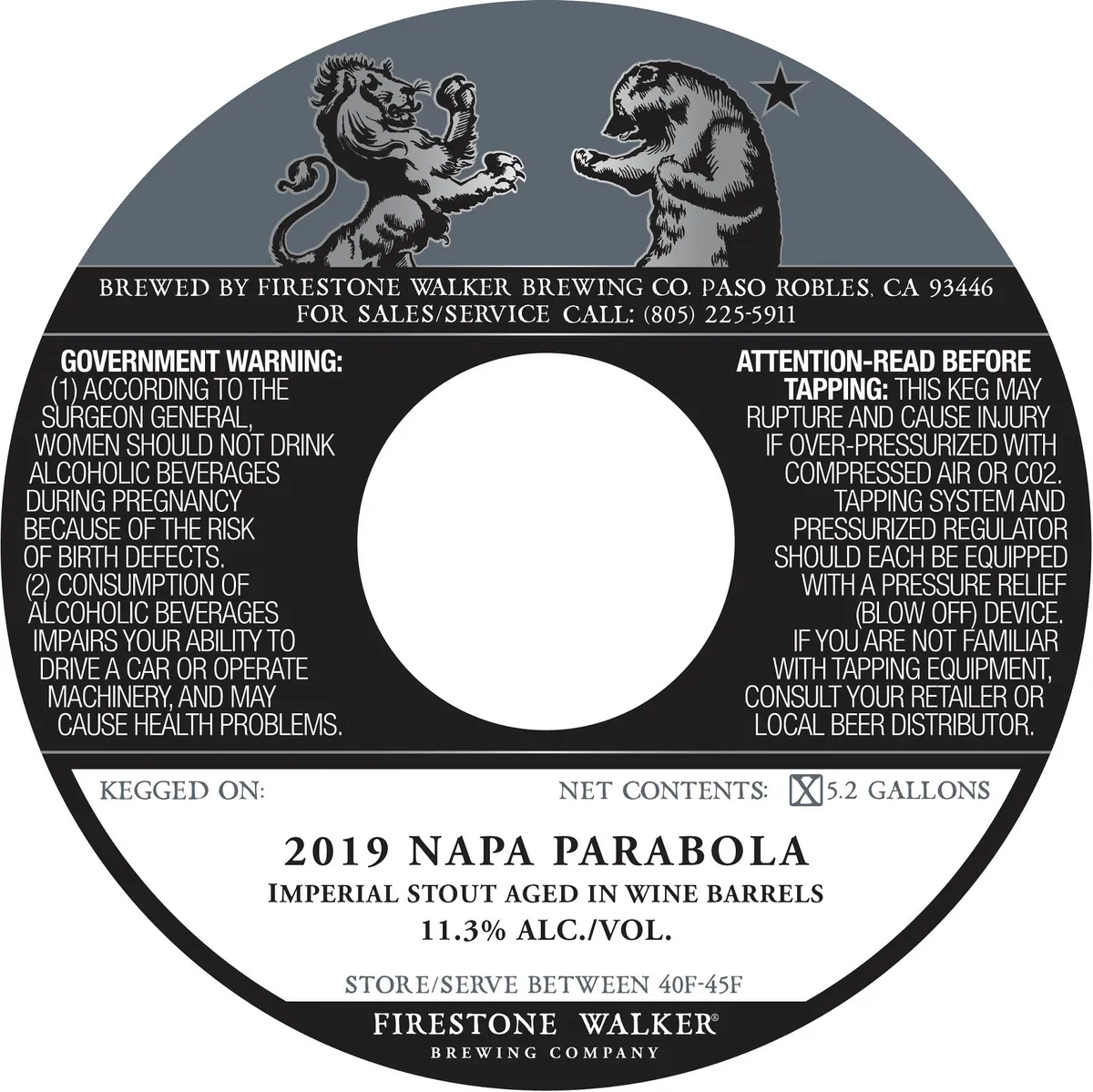 Napa Parabola label