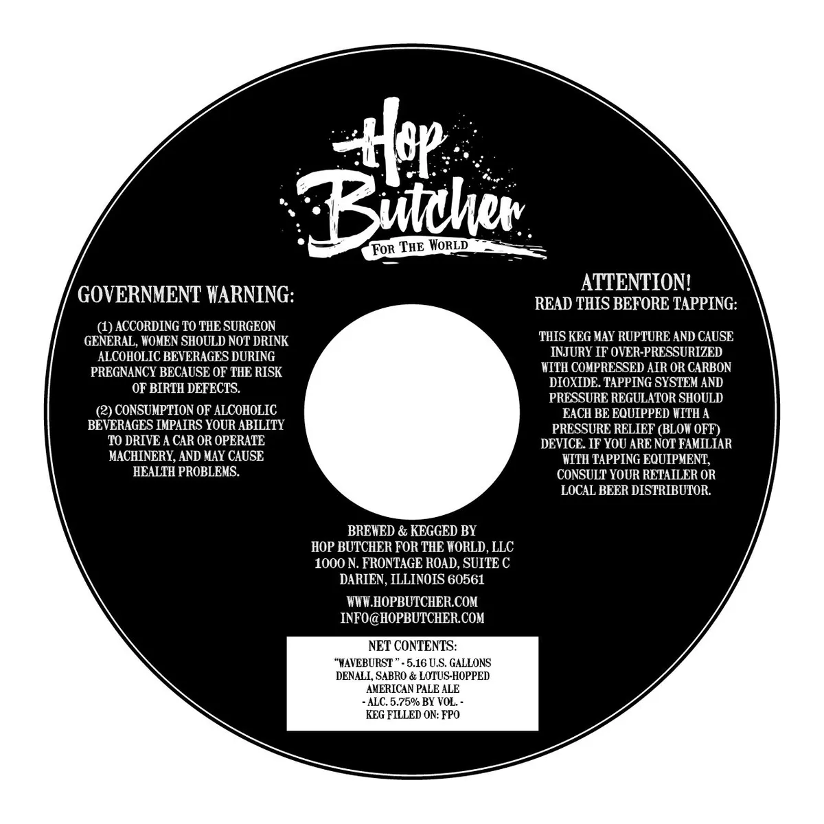 Waveburst label