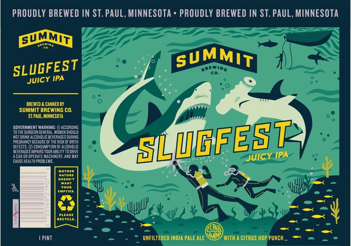Slugfest Juicy IPA label