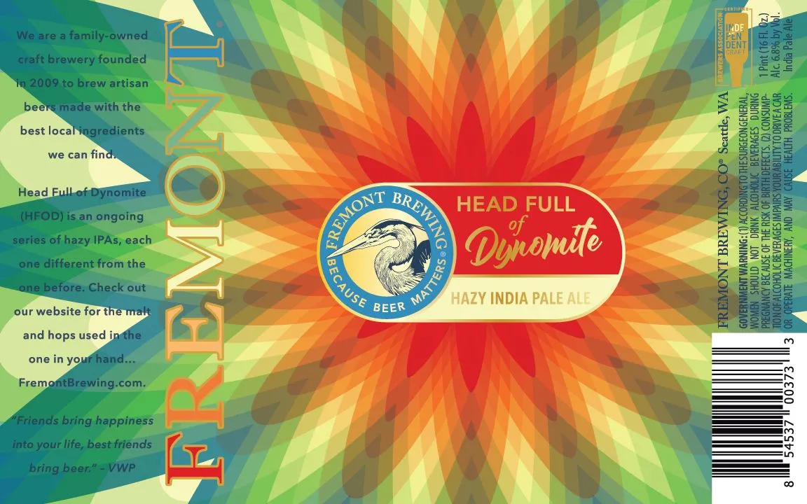 Head Full of Dynomite label