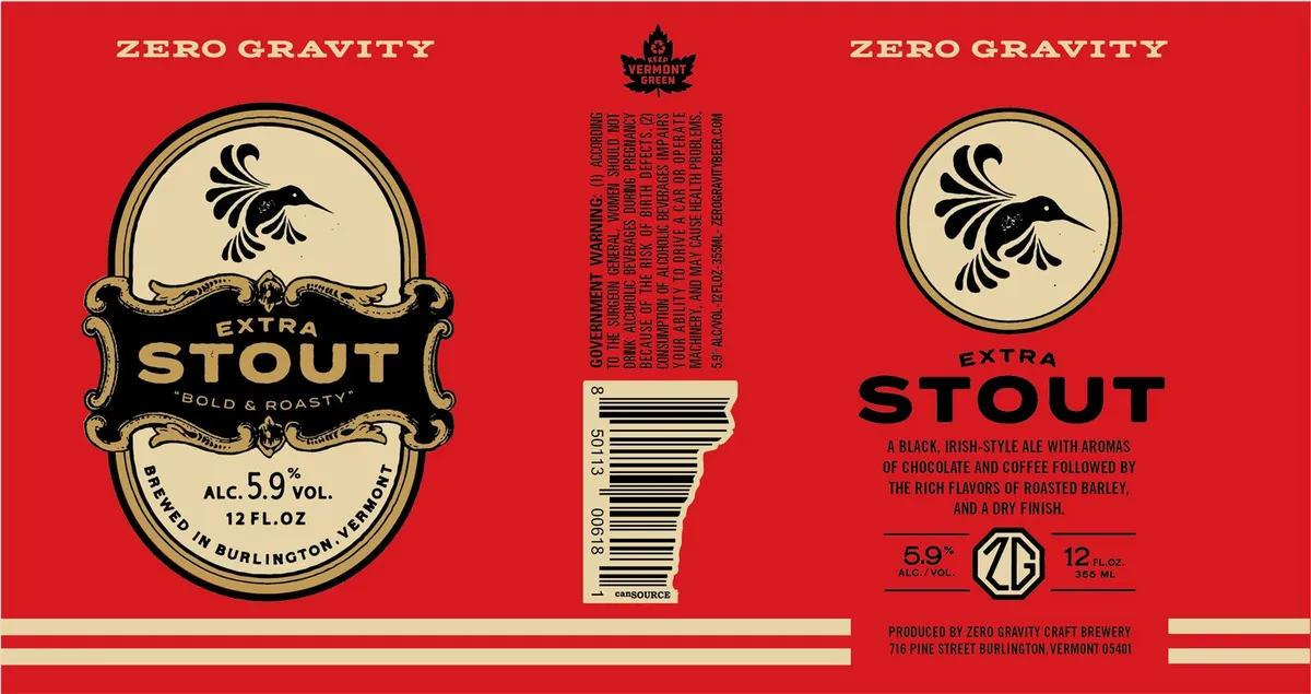 Extra Stout label