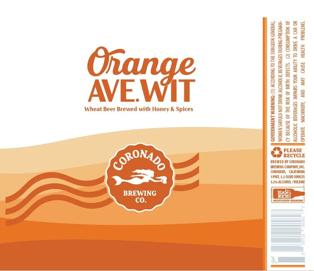 Orange Ave. Wit label