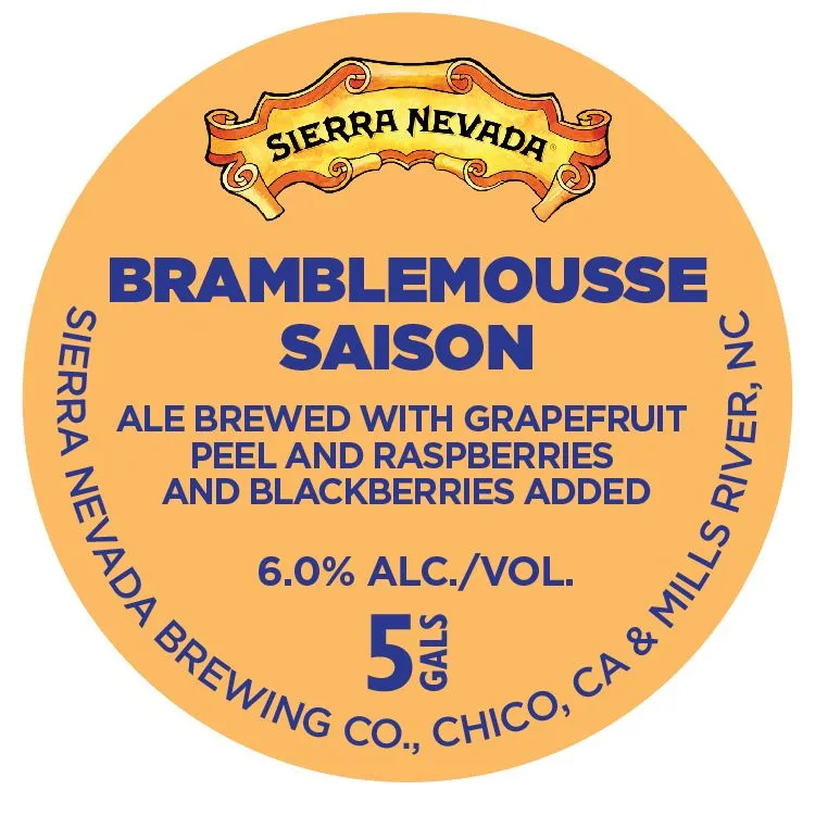 Bramblemousse Saison label