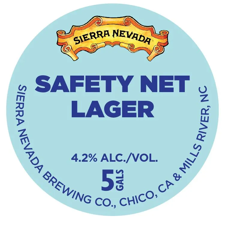 Safety Net Lager label
