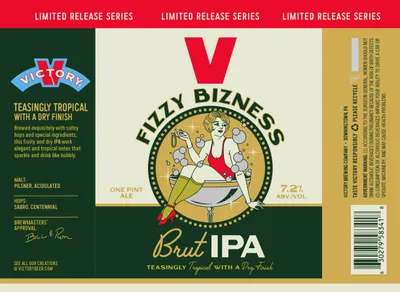 Fizzy Bizness Brut IPA label