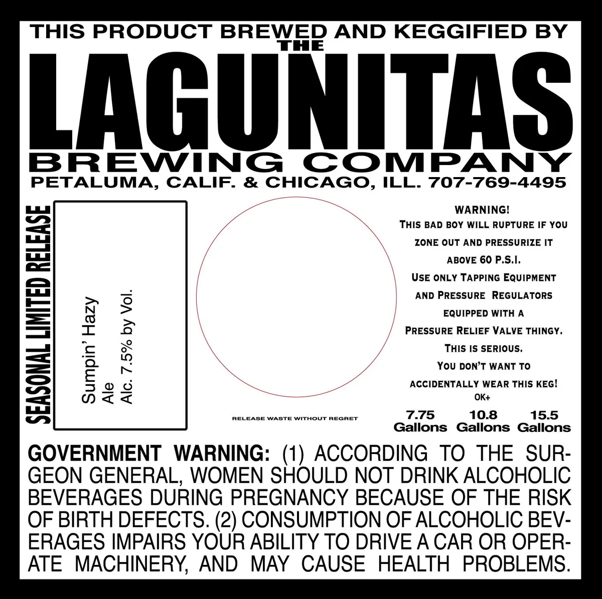 Sumpin' Hazy label