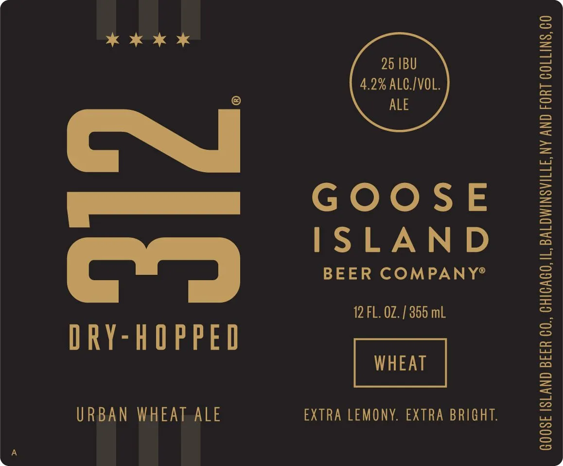 312 Dry-Hopped label