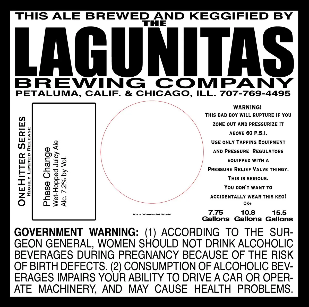 Phase Change label