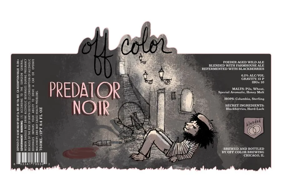 Predator Noir label