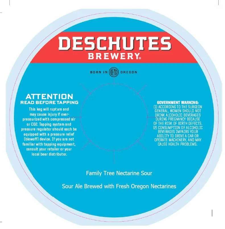 Family Tree Nectarine Sour label