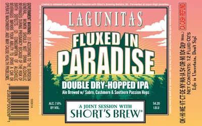 Fluxed In Paradise label
