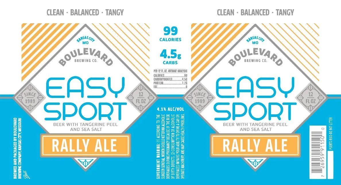 Easy Sport Rally Ale label
