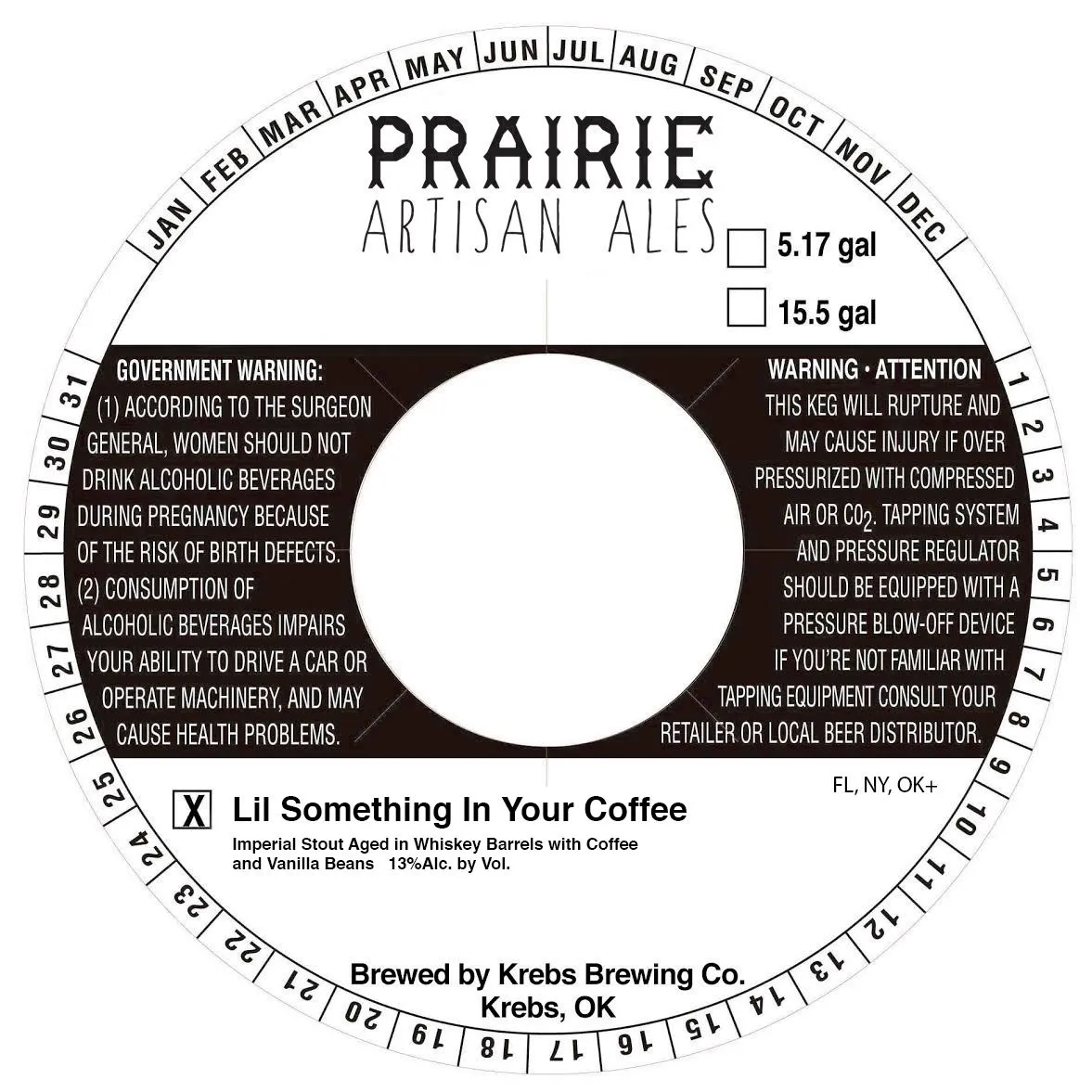 Lil Something In Your Coffee label