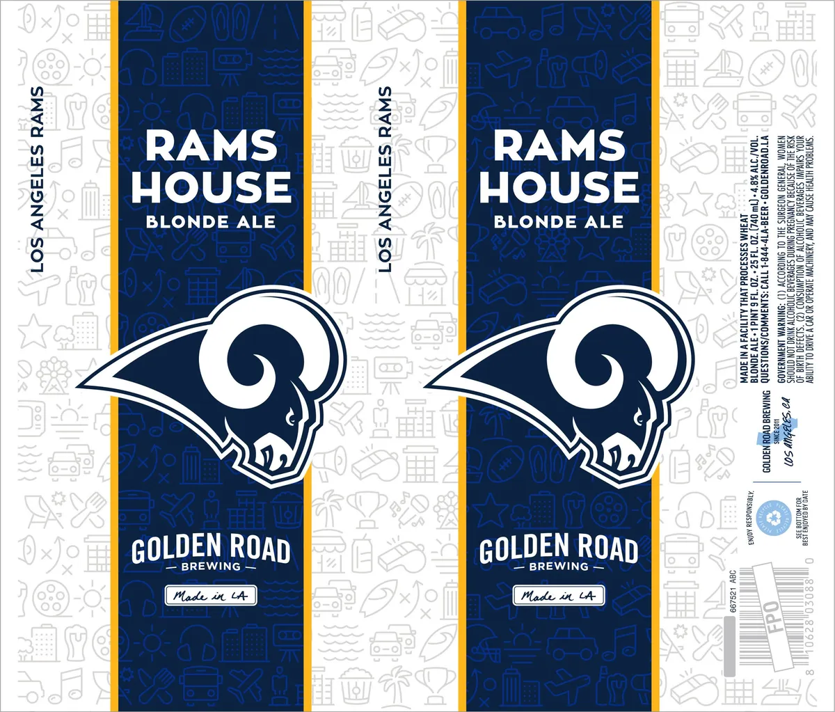 Rams House Blonde label