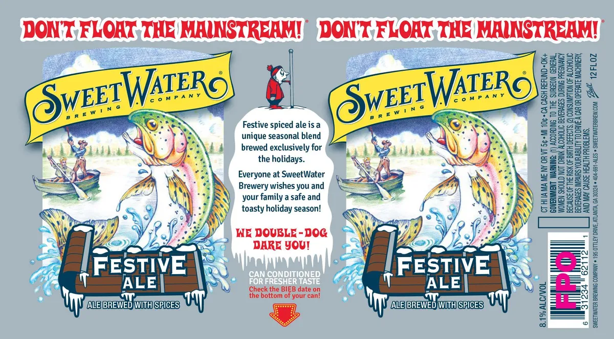 Festive Ale label