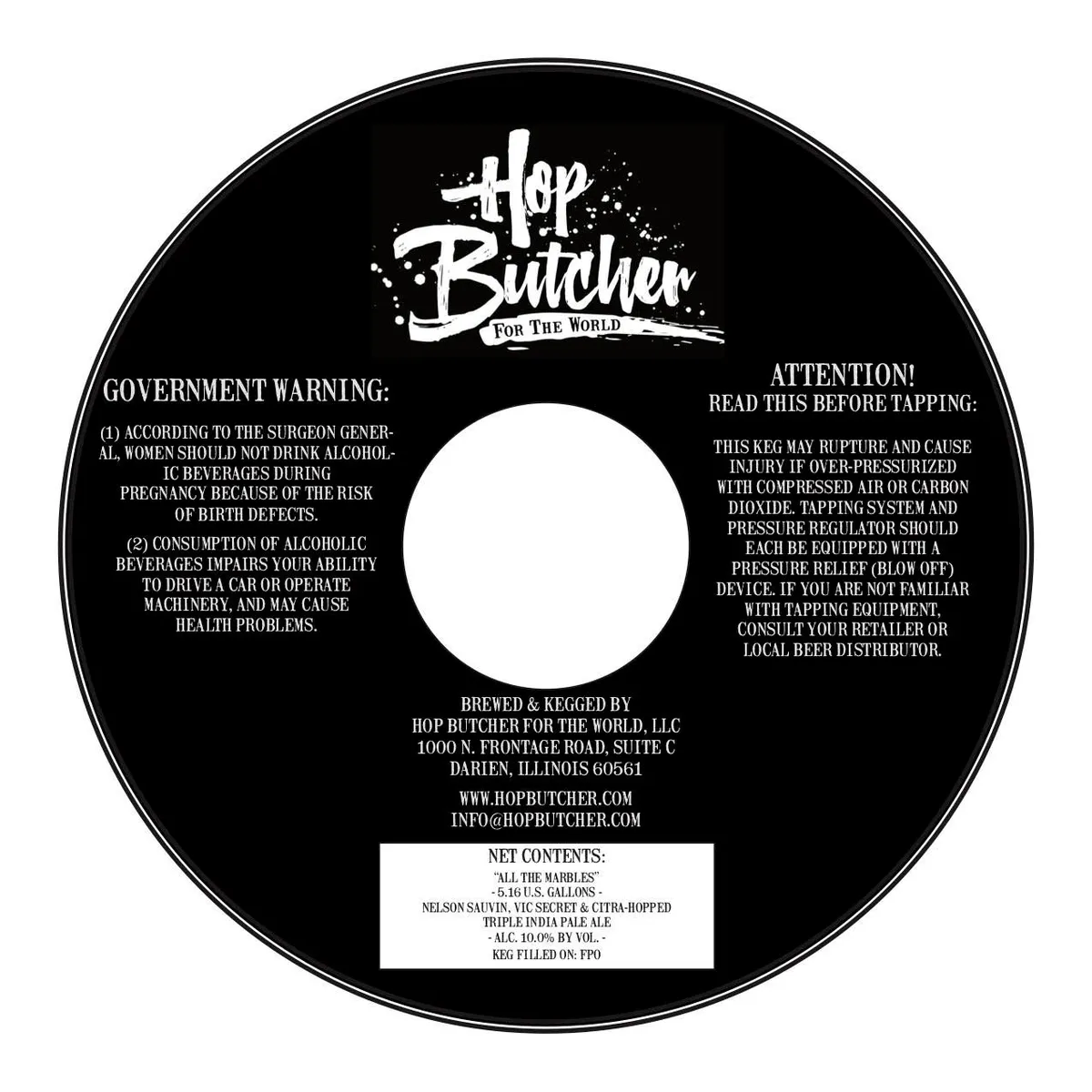 All The Marbles label