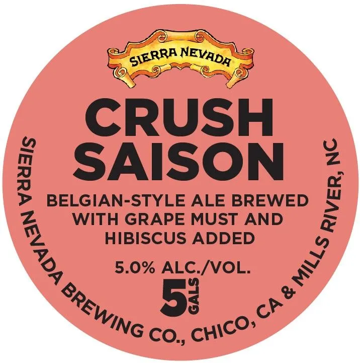 Crush Saison label