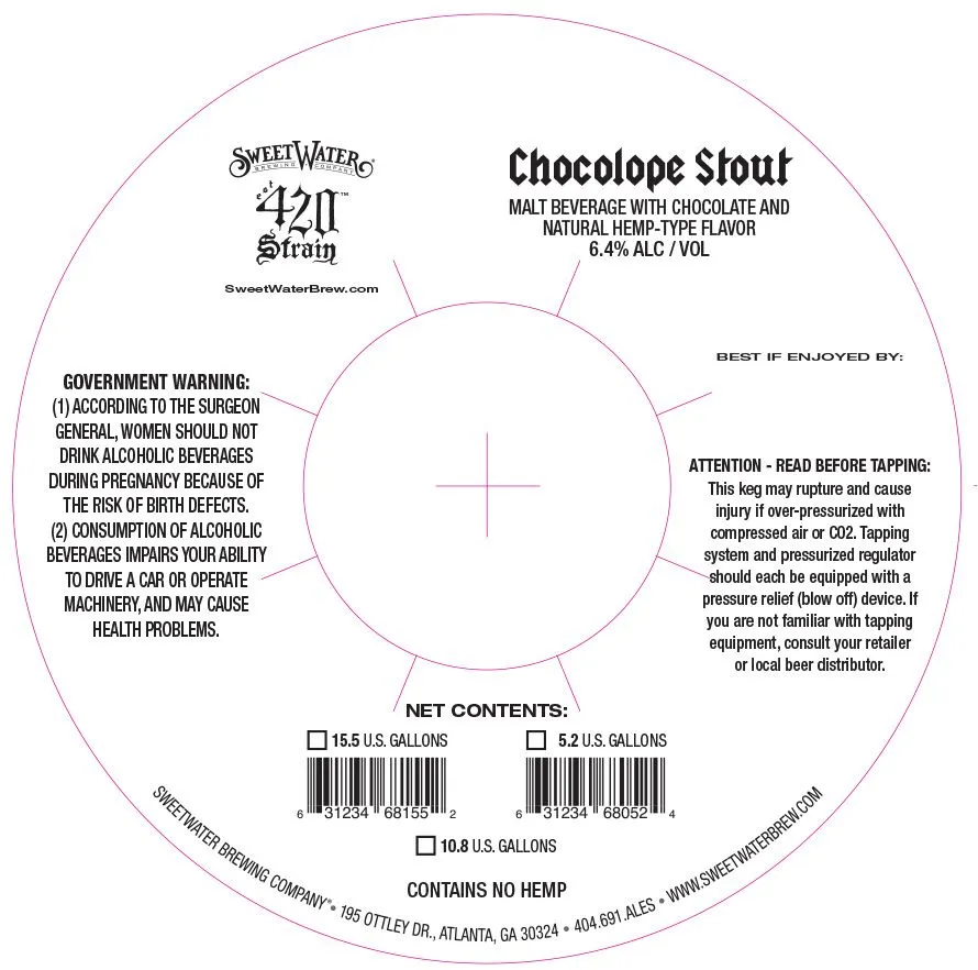 Chocolope Stout label